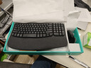 罗技（Logitech）Wave Combo 无线人体工学键鼠套装 垂直鼠标 无线蓝牙鼠标 办公键盘 无线键盘 蓝牙键盘 黑色 实拍图