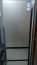 海尔（Haier）「真省电」310L三门冰箱黑金净化一级能效风冷无霜BCD-310WGHD3E7WV(银)国家补贴 实拍图