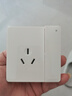 德力西开关插座面板CD821系列16A三孔空调插座带一开双控开关时尚白大板 实拍图