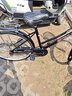 火星翼自行车男女式单变速轻便男成年人代步通勤上班学生复古公主单车 低梁-黑色-豪华版 充气胎26寸 实拍图