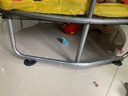 迪步（DIBU）蹦蹦床儿童家用蹦床室内2-10岁运动健身弹跳床宝宝跳跃玩具跳跳床 1.5米 直径带吊环篮筐/红黄外罩 实拍图