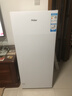 海尔（Haier）山茶花138L立式冰柜小型家用小冰柜风冷无霜一级节能大容量深冷冷柜小冰箱BD-138WGH90WF国家补贴 实拍图