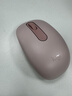 罗技（Logitech）M196 无线蓝牙鼠标 办公鼠标 笔记本商务办公家用 小巧便携 对称手型 玫瑰粉 实拍图