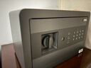 得力（deli）保险柜 家用电子密码保险箱办公财务专用小型文件柜入墙入柜保密柜可固定安装 20cm曜黑 实拍图