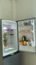 奥马（Homa）249升两门冰箱一级能效双变频风冷无霜小户型家用租房办公电冰箱双开门249WH/B国家补贴 实拍图
