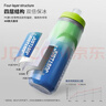 EVR骑行水壶保冷水杯挤压式出水 跃动蓝绿 620ML 实拍图