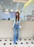 Levi's李维斯冰酷系列26年春夏新款女士美式凉感防晒726高腰牛仔喇叭裤 浅蓝色 26 (32) 实拍图