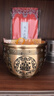 上善若水黄铜百福铜缸全聚宝盆摆件马年吉祥铜器铜聚财缸摆件全黄铜米缸 一缸金【八方聚财】中大号 485g 实拍图
