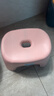 换鞋凳小凳子座椅小板凳可叠放加厚塑料凳高级感儿童学生寝室矮凳 樱花粉1个 实拍图