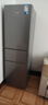 华凌美的出品223三门电冰箱节能低音三开门小型家用客厅宿舍出租房优选冷冻冷藏小冰箱HR-223 实拍图