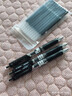 得力（deli）S01经典按动中性笔 0.5mm子弹头黑色 3支笔+20支芯/盒33831 实拍图