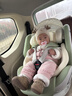 Prigel舒安pro新生婴幼儿宝宝儿童安全座椅可坐可躺车载汽车用0-6-12岁 舒安pro 奶油青提(不窝脖设计+单手旋转+175°大躺角) 实拍图