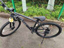 喜德盛山地自行车英雄280/英雄300铝合金车架锁死前叉碟刹 英雄280哑光黑17.5寸(身高175-190） 实拍图