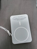 SINEX【国家3c认证】MagSafe磁吸充电宝适配苹果iPhone17移动电源20w超级快充大容量超薄小巧便携无线充 月光白【5000mAh】无线磁吸充电宝 标准版-低温快充不伤机 实拍图