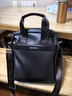 波斯丹顿男士单肩斜挎包学生潮流背包大容量多功能手提包头层牛皮公文包 实拍图
