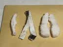 齐鲲正宗进口法国银鳕鱼切片新鲜冷冻南极犬牙鱼鳕鱼片鳕鱼排 银鳕鱼尾段（4-5片/斤） 500g 实拍图