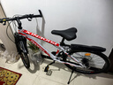 凤凰（Phoenix）山地自行车成人男女学生青少年减震变速越野公路通勤车山地车 26寸白红辐条轮 24速数字指拨（前中后全轴承） 实拍图