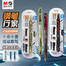 晨光（M&G）文具按动钢笔EF尖优品可擦纯蓝钢笔套装（钢笔1+墨囊2）学生开学必备钢笔行家 绿色笔杆HAFP2789 实拍图