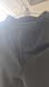 凡客诚品（VANCL）男女同款宽松阔腿300g直筒裤休闲裤四季可穿长裤子 铁灰色单层华棉直筒裤 L /115斤 实拍图