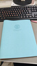 嘉然恒B5大号康奈尔笔记本本子软皮面活页本思维导图替换内芯大学生学习考公考研5R记忆法复习记事本蓝色 实拍图