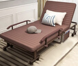竹思乐折叠床办公室午休单人简易床家用双人午睡躺椅便携陪护行军床神器 【经典款】烟灰色90CM 实拍图