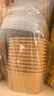 京东京造 一次性饭盒 露营野餐盒 食品级外卖水果分装打包盒750ml*22套 实拍图