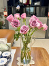 玫瑰10枝装云南鲜花直发节日鲜花礼物花束家用38女神妇女节礼物 紫玫瑰10枝 实拍图