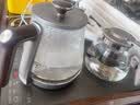 FUNORK全自动上水电热水壶煮茶烧水一体机茶台泡茶烧水壶茶几茶桌嵌入式抽水电茶壶茶具套装 1L 钛灰色-保温款（37*20cm） 实拍图