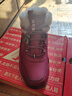 足力健老人鞋雪地靴加厚棉鞋羊毛鞋2296303D 女/雅致红 38 实拍图