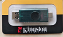 金士顿（Kingston）128GB Type-C USB3.2 双接口U盘 DTDEG2 大容量办公车载优盘 适用于安卓苹果手机电脑 实拍图