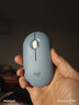 罗技（Logitech）PEBBLE 2.0 无线蓝牙鼠标 静音鼠标 办公鹅卵石便携 升级Pebble2代 蓝色 实拍图