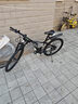 EG7山地自行车成人学生变速越野单车双减震赛车26寸青少年男女公路车 辐条-黑白【轻量铝架 减震座鞍】 26寸21速【适合：160-180CM】 实拍图