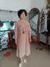 俞兆林（YUZHAOLIN）母亲节妈妈连衣裙夏装旗袍连衣裙子夏季雪纺裙新款中老年人女裙子 粉色 橙粉 2XL 建议115-125斤 实拍图