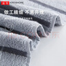 金号毛巾 纯棉A类加厚吸水面巾 新疆棉毛巾 灰棕4条装 70*34cm 106g 实拍图