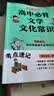 初中+高中必背文学文化常识（2册）中学语文基础知识大全漫画导图速记文言文全解必备古诗文真题考点一本通 实拍图