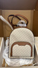 MICHAEL KORS【七夕礼物】轻奢MK女包JAYCEE大容量双肩包中号 奶白色 实拍图
