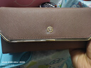 金利来（Goldlion）钱包女长款真皮2026新款时尚简约多卡位三折手拿包多功能女士手包 粉芋色【官方授权-假一罚十】 实拍图