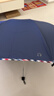 天堂 防晒晴雨伞三折 晴雨伞加大加固防晒晴雨两用经典商务 藏青 实拍图