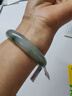 印象眸 天山翠玉手镯宽条飘绿玉石镯子送女友约55-56mm 实拍图