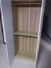 束寻【上门安装】衣柜现代简约实木挂衣杆经济型简易组装出租房卧室 两门80*40*180暖白+胡桃色 自行安装 实拍图