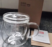 富光花茶杯 男女士茶水分离杯子 双层办公泡茶玻璃杯带把高硼硅水杯 实拍图