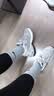 adidas JENNIE同款贝果鞋ASTIR厚底增高老爹鞋阿迪达斯三叶草   灰色   42.5 实拍图