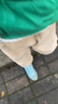 乔丹高帮板鞋男鞋运动鞋2025秋冬季新款厚底青少年小白鞋休闲鞋子男士 浅灰/生活蓝 39 实拍图