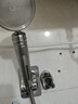 JOCBO【德国】304不锈钢增压花洒通用接口高压单头花洒头手持淋浴花洒 不锈钢过滤花洒【一键止水】+1.5米防爆管 实拍图