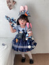 G.duck洛丽塔公主裙女童连衣裙夏季朱迪儿童裙子兔子警官生日蓬蓬裙春秋 朱迪裙子+裙撑 100 尺码2~3岁【 90-100cm】 实拍图