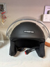 凤凰（Phoenix）新国标电动车头盔双镜片3/4半盔哑黑 男女四季通用电瓶车头盔冬季保暖骑行安全帽 实拍图