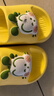 巴布豆（BOBDOG）儿童拖鞋男女童宝宝软底居家室内外夏季凉拖鞋 黄色 190码 实拍图