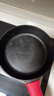 LODGE【美国进口】23CM铸铁煎锅不易粘无涂层牛排煎锅生铁锅L6SK3 实拍图