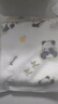 安可新婴儿7A抗菌全棉邹布浴巾 新生儿吸水洗澡纱布盖毯萌熊猫100cm 实拍图