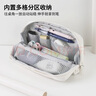 国誉（KOKUYO）Noritake联名HACO HACO学生文具高颜值笔袋大容量学生铅笔盒多功能文具盒 蓝色1个装 WSG-PC2X143B 实拍图